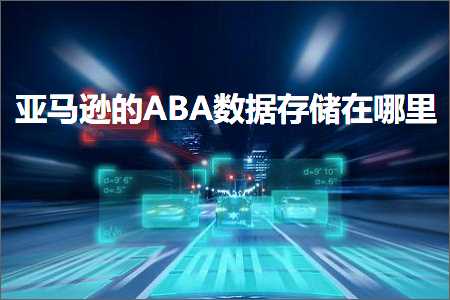 跨境电商知识:亚马逊的ABA数据存储在哪里